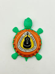 Tennessee Brew Works - Bottle Cap Magnet Turtle Shell Shocked Art