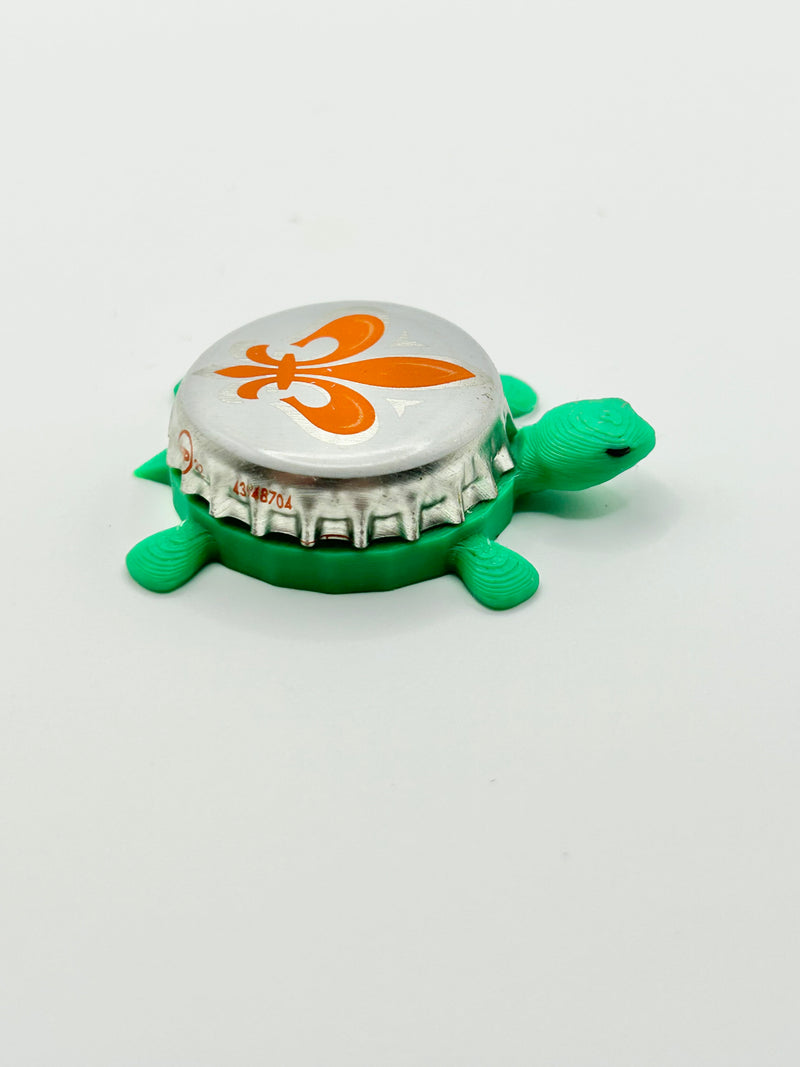 Acqua Panna Water (Logo Only) - Bottle Cap Magnet Turtle Shell Shocked Art