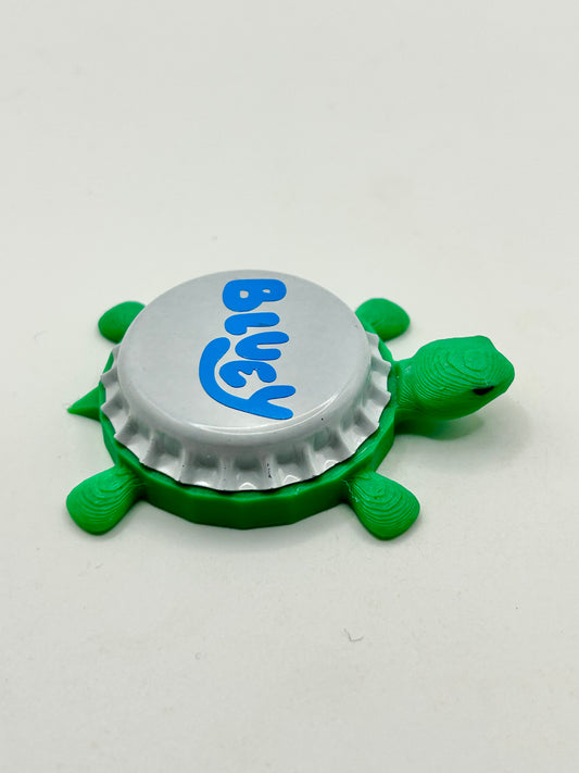 Bluey - Bottle Cap Magnet Turtle