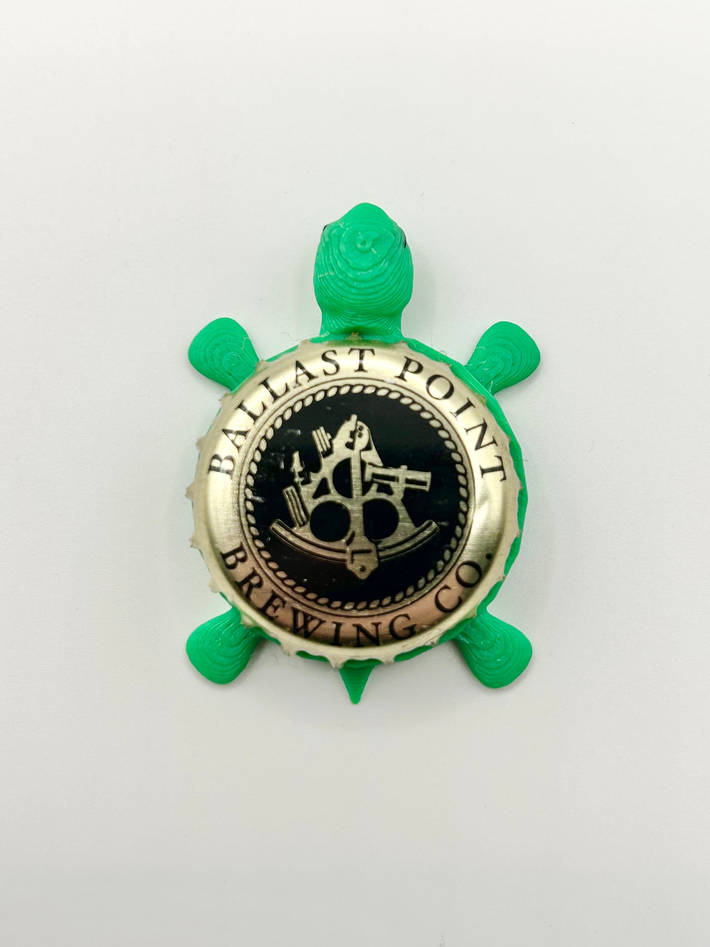 Ballast Point (Vintage) - Bottle Cap Magnet Turtle
