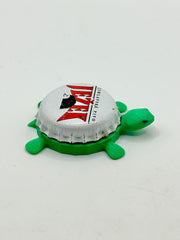 Jezek - Pivovar Jihlava Brewing - Bottle Cap Magnet Turtle Shell Shocked Art