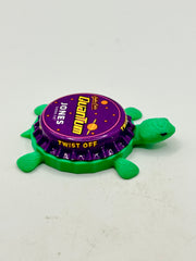 Nuka Cola Quantum (Fallout) - Jones Soda - Bottle Cap Magnet Turtle (Copy) Shell Shocked Art