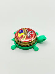 Leinenkugel's Lemon Berry Shandy - Bottle Cap Magnet Turtle Shell Shocked Art