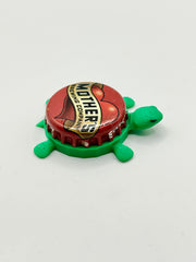 Mother’s Brewing - Bottle Cap Magnet Turtle Shell Shocked Art