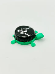 Stone Brewing (Black & White) - Bottle Cap Magnet Turtle Shell Shocked Art