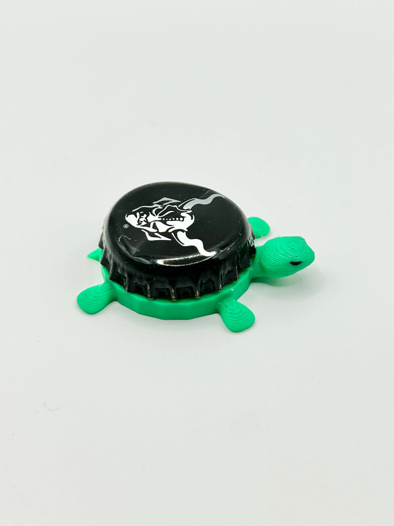 Stone Brewing (Black & White) - Bottle Cap Magnet Turtle Shell Shocked Art