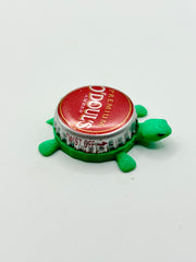 O’Doul’s Amber (Premium) - Bottle Cap Magnet Turtle Shell Shocked Art