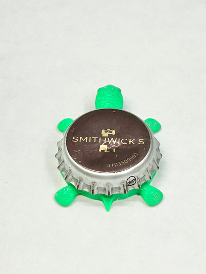 Smithwick’s Beer - Bottle Cap Magnet Turtle Shell Shocked Art