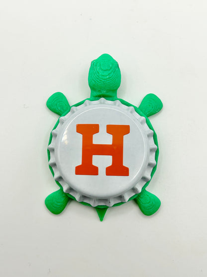 Houston Astros - Bottle Cap Magnet Turtle Shell Shocked Art
