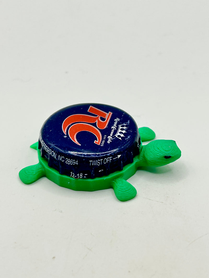 RC Cola (Crown) - Bottle Cap Magnet Turtle Shell Shocked Art