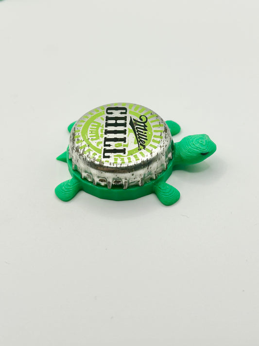 Miller Chill - Bottle Cap Magnet Turtle