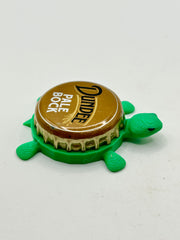 Dundee Pale Bock - Bottle Cap Magnet Turtle Shell Shocked Art