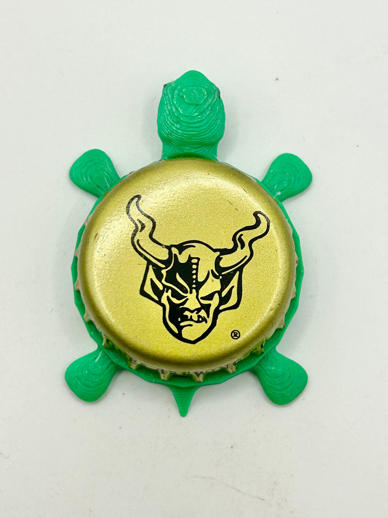 Stone Brewing (Gold, Vintage) - Bottle Cap Magnet Turtle Shell Shocked Art