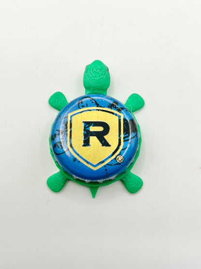 Redd’s Hard Cider (Blue) - Bottle Cap Magnet Turtle Shell Shocked Art