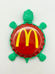 McDonald’s - Bottle Cap Magnet Turtle Shell Shocked Art