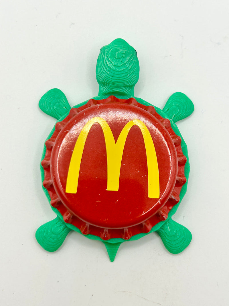 McDonald’s - Bottle Cap Magnet Turtle Shell Shocked Art