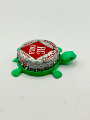 RC Cola (Vintage, Distressed) - Bottle Cap Magnet Turtle Shell Shocked Art