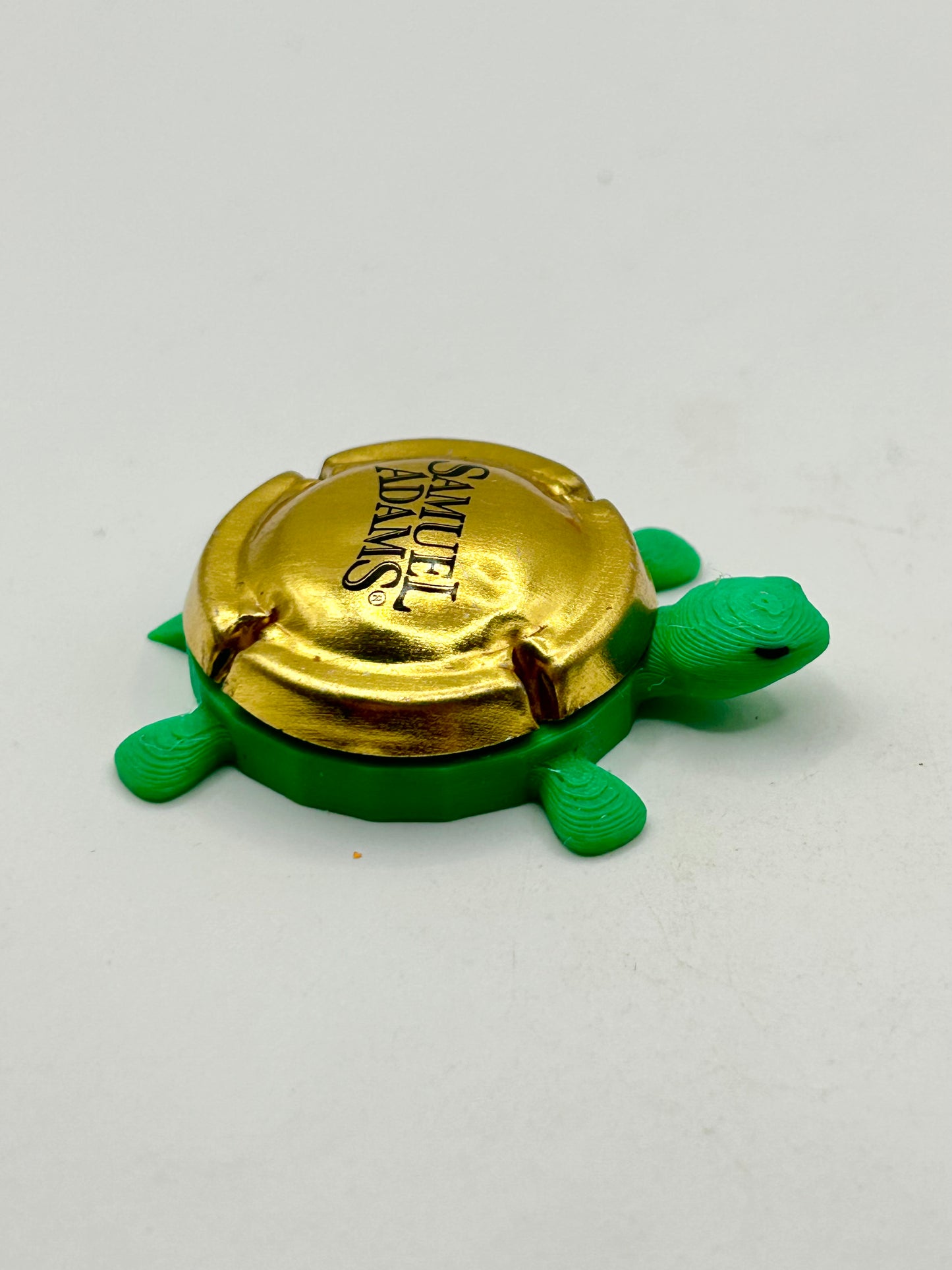 Samuel Adams Brewing (Cork Cage Cap) - Bottle Cap Magnet Turtle Shell Shocked Art