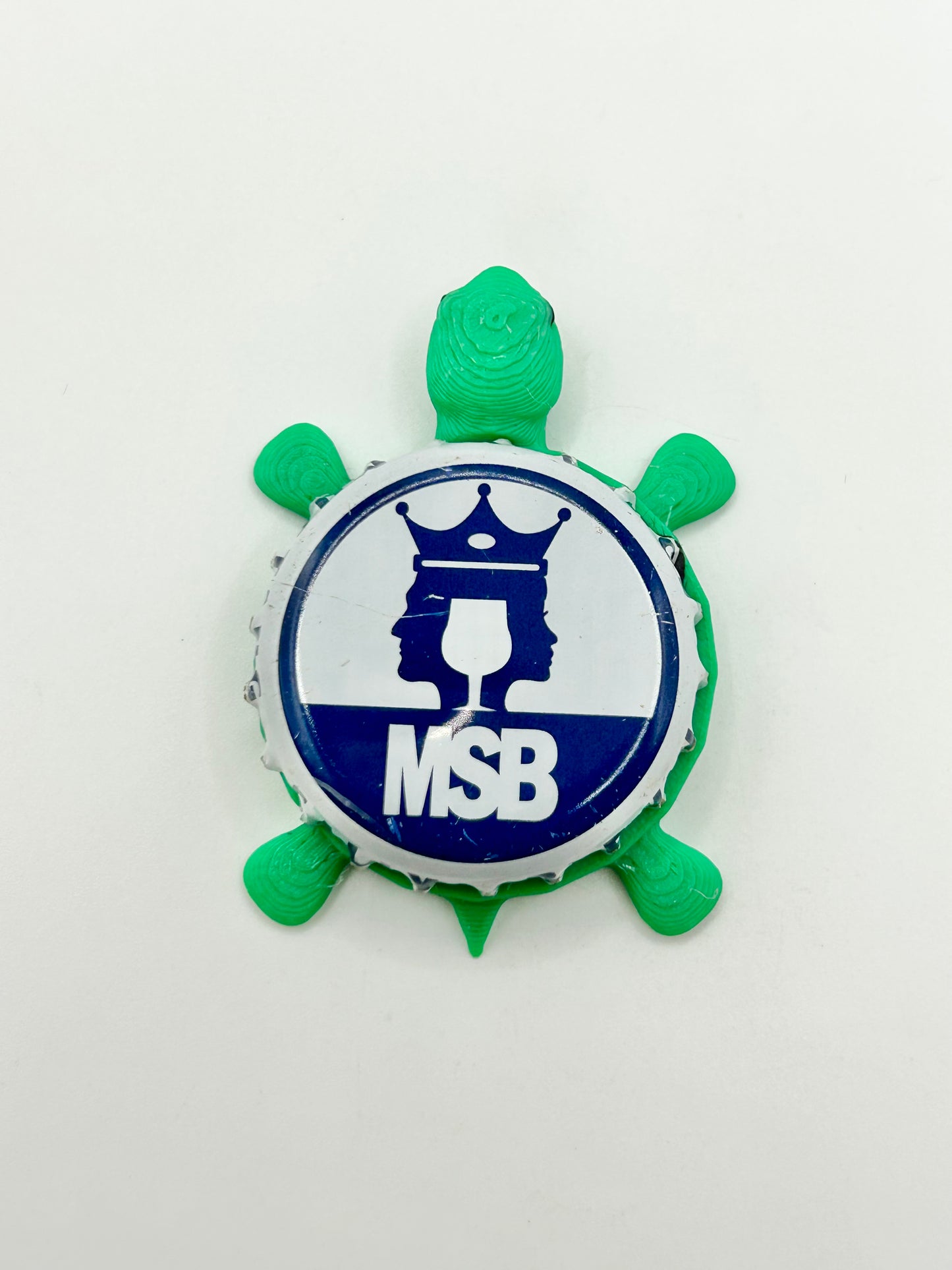 Mustang Sally Brewing - Bottle Cap Magnet Turtle