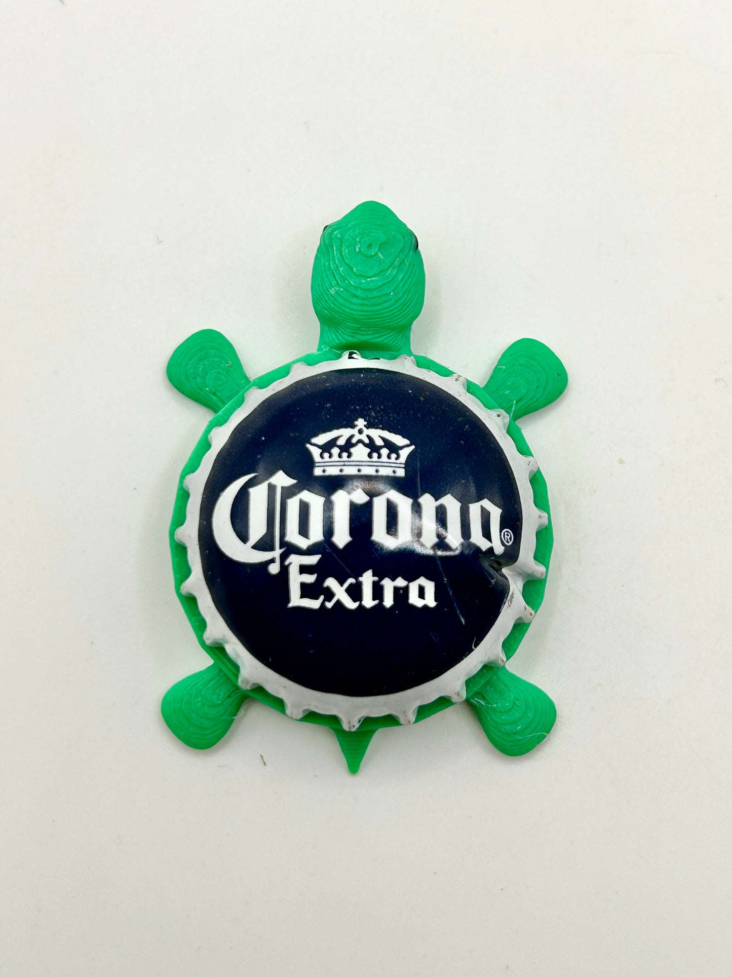 Corona Extra (Dome Shell) - Bottle Cap Magnet Turtle