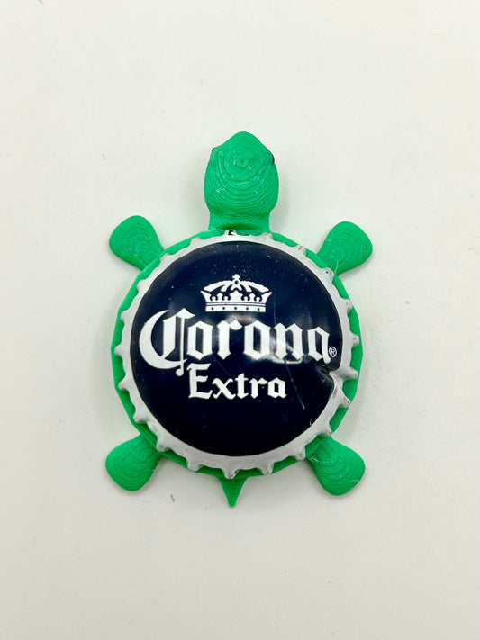 Corona Extra (Dome Shell) - Bottle Cap Magnet Turtle