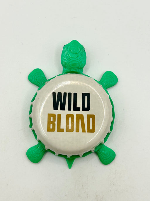 Wild Blond - Martha Tripel Belgian Style - Bottle Cap Magnet Turtle Shell Shocked Art