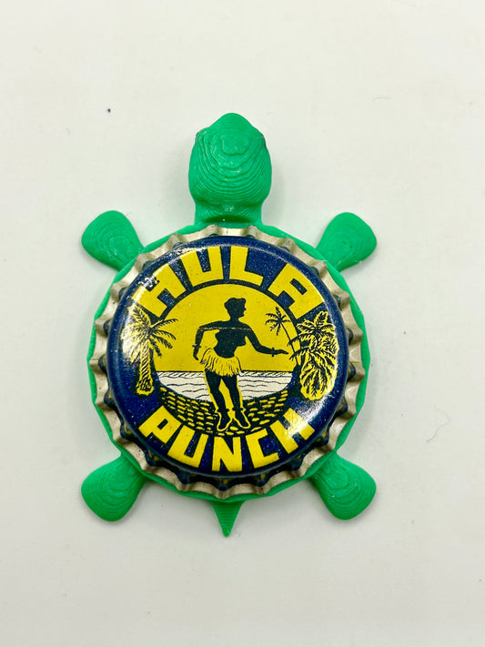 Hula Punch - Bottle Cap Magnet Turtle