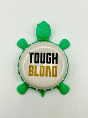 Tough Blond - Martha Tripel Belgian Style - Bottle Cap Magnet Turtle Shell Shocked Art