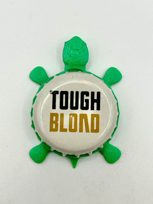 Tough Blond - Martha Tripel Belgian Style - Bottle Cap Magnet Turtle Shell Shocked Art