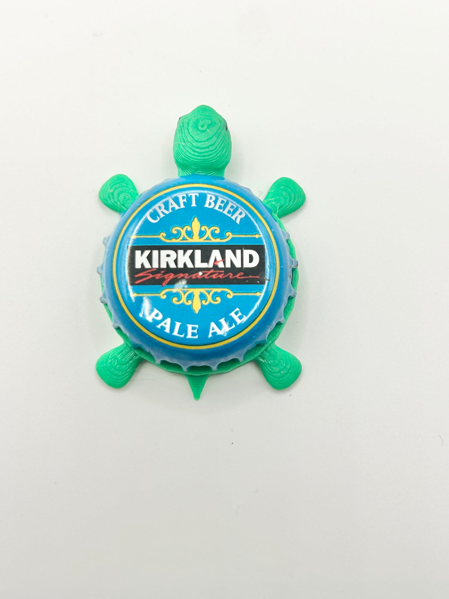 Kirkland Pale Ale - Bottle Cap Magnet Turtle