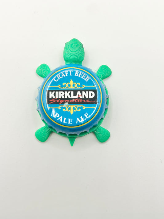 Kirkland Pale Ale - Bottle Cap Magnet Turtle