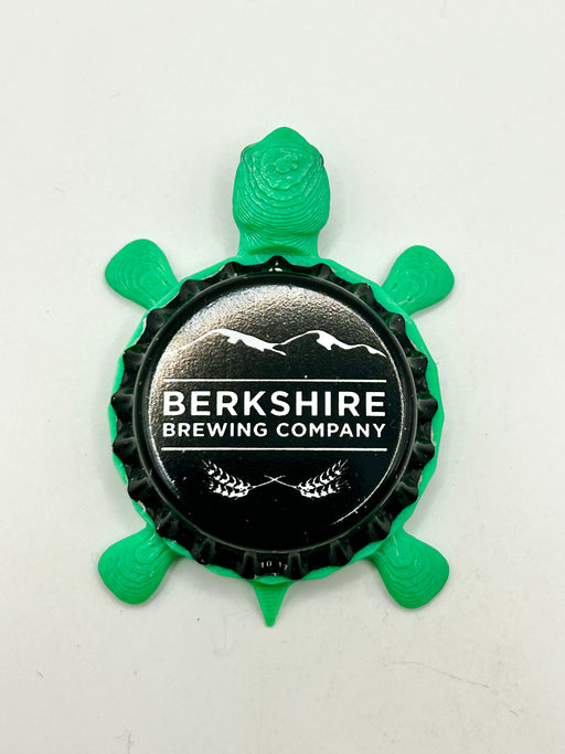 Berkshire Brewing - Bottle Cap Magnet Turtle Shell Shocked Art