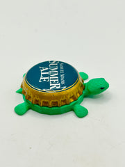 Sam Adams Summer Ale (Vintage) - Bottle Cap Magnet Turtle Shell Shocked Art