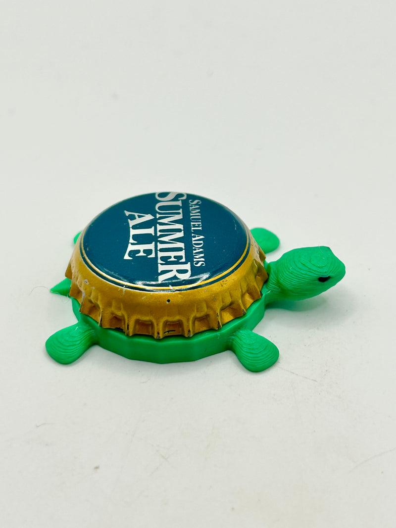 Sam Adams Summer Ale (Vintage) - Bottle Cap Magnet Turtle Shell Shocked Art