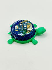 Full Tilt Brewing - Bottle Cap Magnet Turtle Shell Shocked Art
