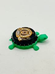 Belching Beaver Brewing - Bottle Cap Magnet Turtle Shell Shocked Art