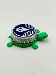 Rhinegeist Brewing - Bottle Cap Magnet Turtle Shell Shocked Art