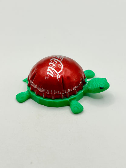 Coca-Cola Dome Shell Bottle Cap Magnet Turtle Shell Shocked Art