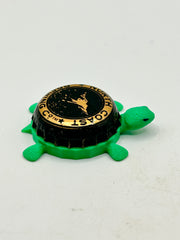 North Coast Brewing Co (Vintage Gold) - Bottle Cap Magnet Turtle Shell Shocked Art