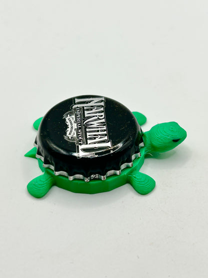 Narwhal Imperial Stout (Sierra Nevada) - Bottle Cap Magnet Turtle Shell Shocked Art