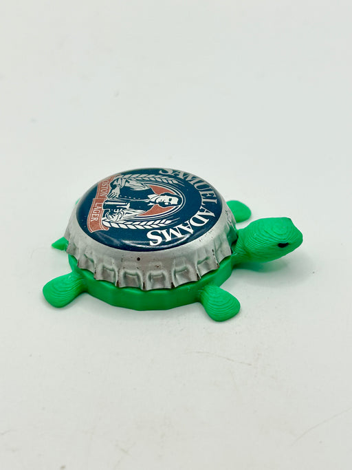 Samuel Adams Boston Lager (Vintage) - Bottle Cap Magnet Turtle Shell Shocked Art