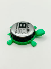 Back Bay Brewing - Bottle Cap Magnet Turtle Shell Shocked Art