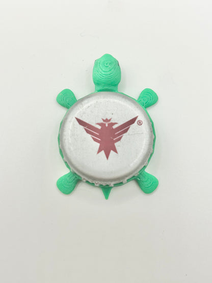 Smirnoff Eagle (Silver) - Bottle Cap Magnet Turtle Shell Shocked Art