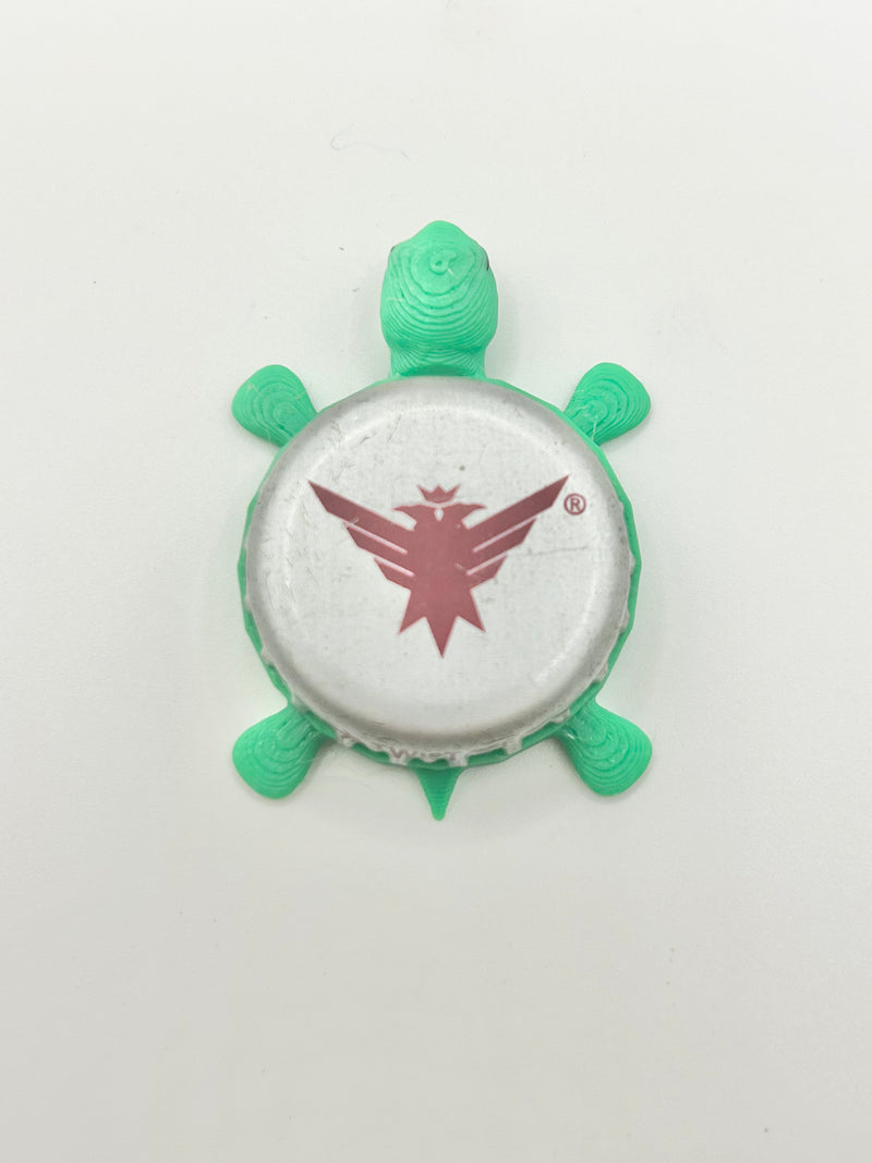 Smirnoff Eagle (Silver) - Bottle Cap Magnet Turtle Shell Shocked Art