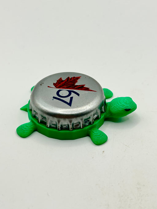 Molson Beer (Leaf, 67) - Bottle Cap Magnet Turtle Shell Shocked Art