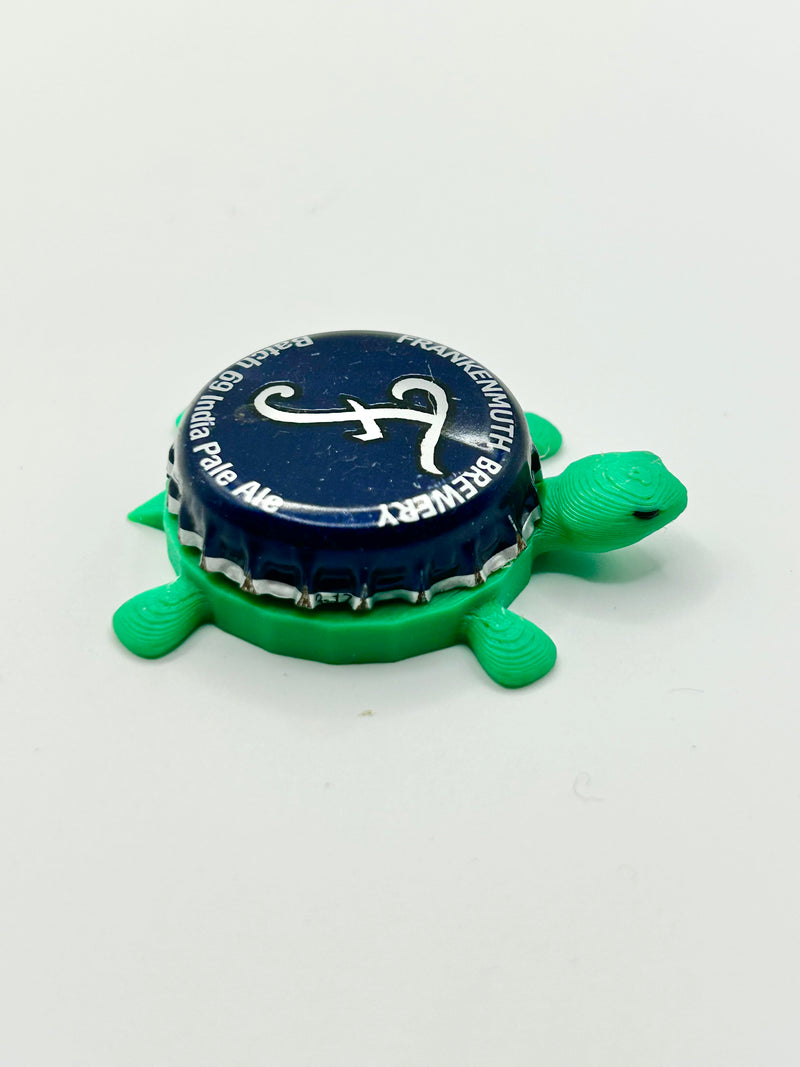 Frankenmuth Batch 69 IPA - Bottle Cap Magnet Turtle Shell Shocked Art