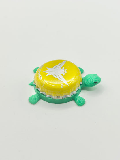 Smirnoff Eagle (Yellow) - Bottle Cap Magnet Turtle Shell Shocked Art