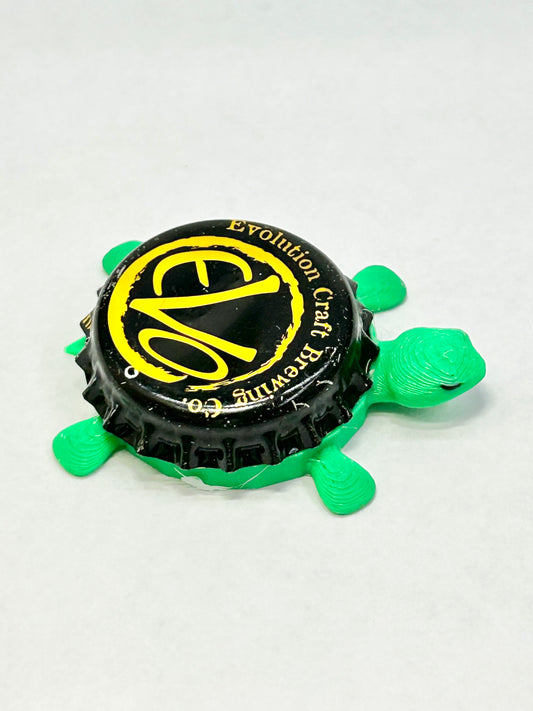 Evolution Craft Brewing - Bottle Cap Magnet Turtle