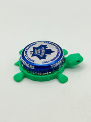 Toronto Maple Leafs Stanley Cup Champions (1967) - Bottle Cap Magnet Turtle Shell Shocked Art