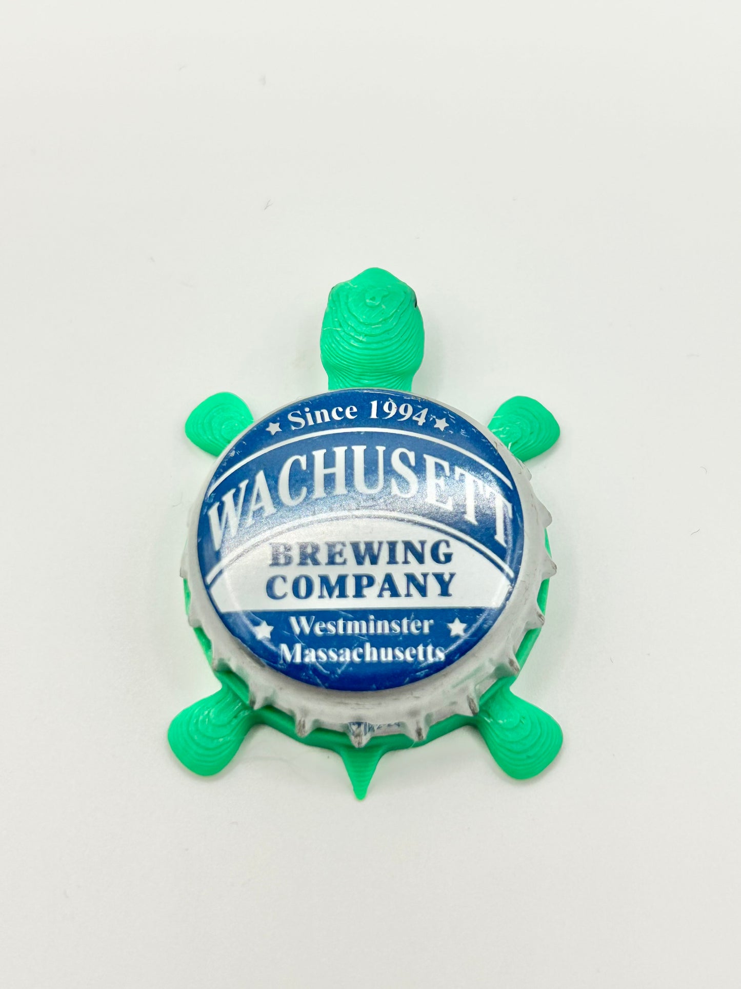Wachusett Brewing - Bottle Cap Magnet Turtle